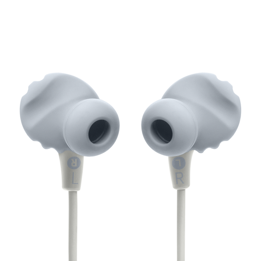 JBL Endurance Run 2 Wireless - White - Waterproof Wireless In-Ear Sport Headphones - Back